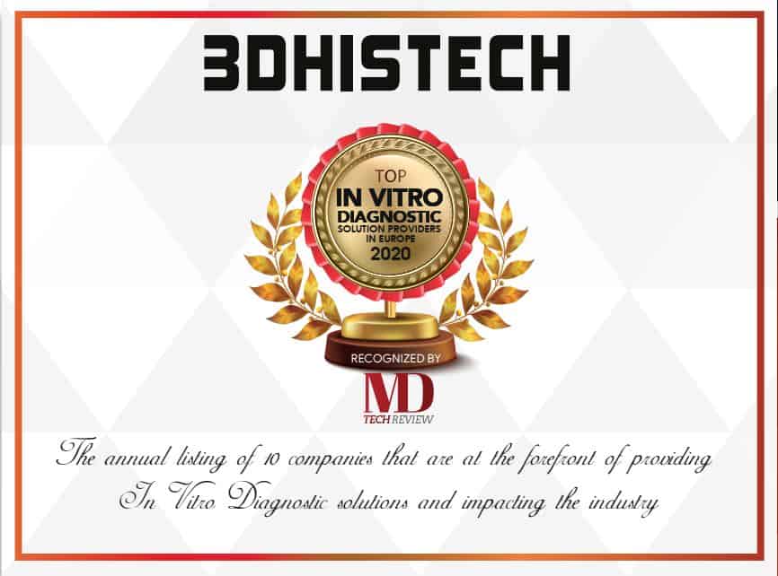  3DHISTECH Named as Top 10 In Vitro Diagnostic Provider in Europe 2020