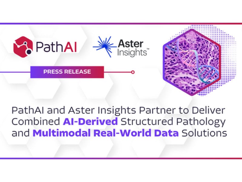 PathAI and Aster Insights Partner to Deliver Combined AI-Derived Structured Pathology and Multimodal Real-World Data Solutions