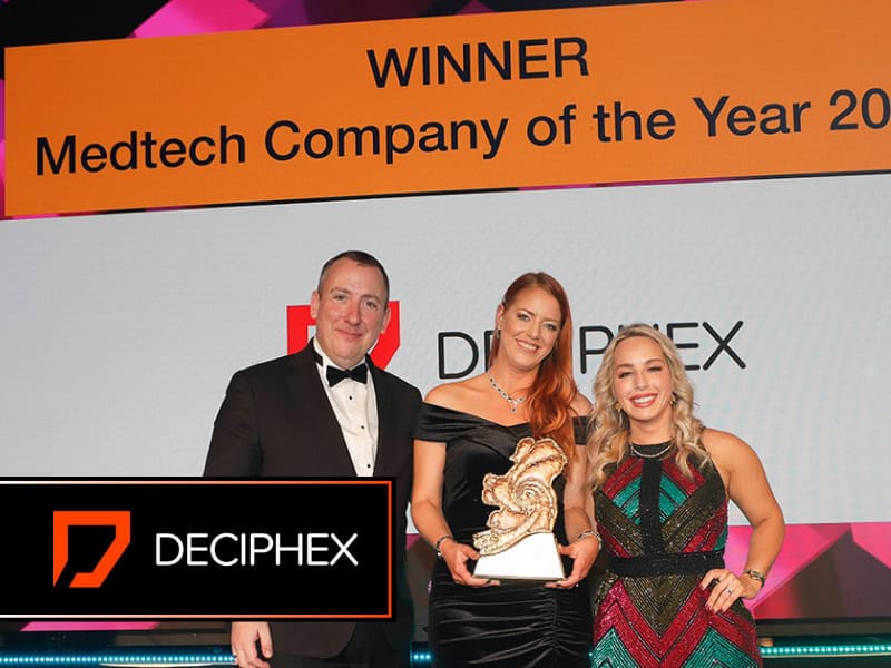 Deciphex 2023 Company of the Year Speaks at the Irish Medtech Awards