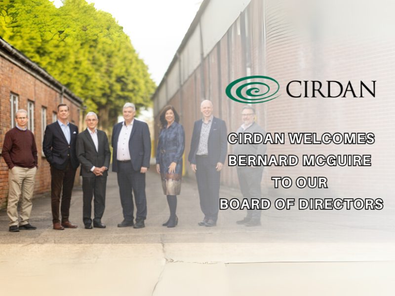 Cirdan welcomes bernard mcguire to our board of directors