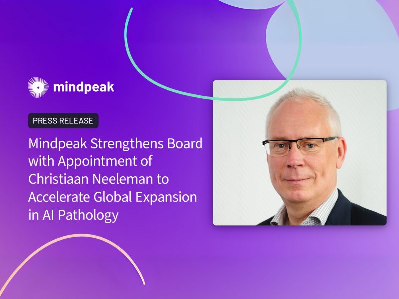 Mindpeak strengthens board with appointment of christiaan neeleman to accelerate global expansion in ai pathology