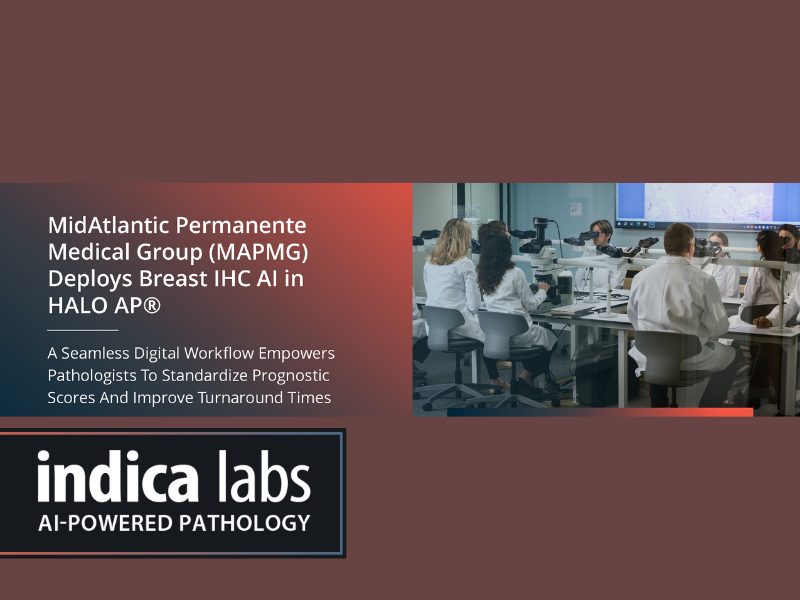 Midatlantic permanente medical group (mapmg) deploys breast ihc ai in halo ap®