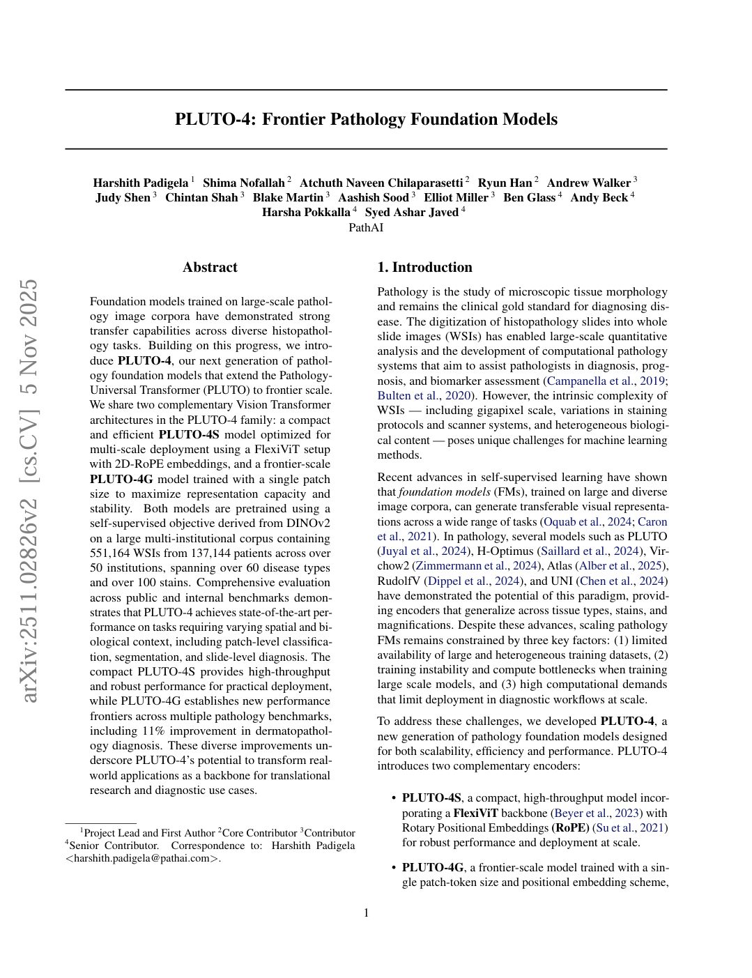 PLUTO-4 arxiv paper