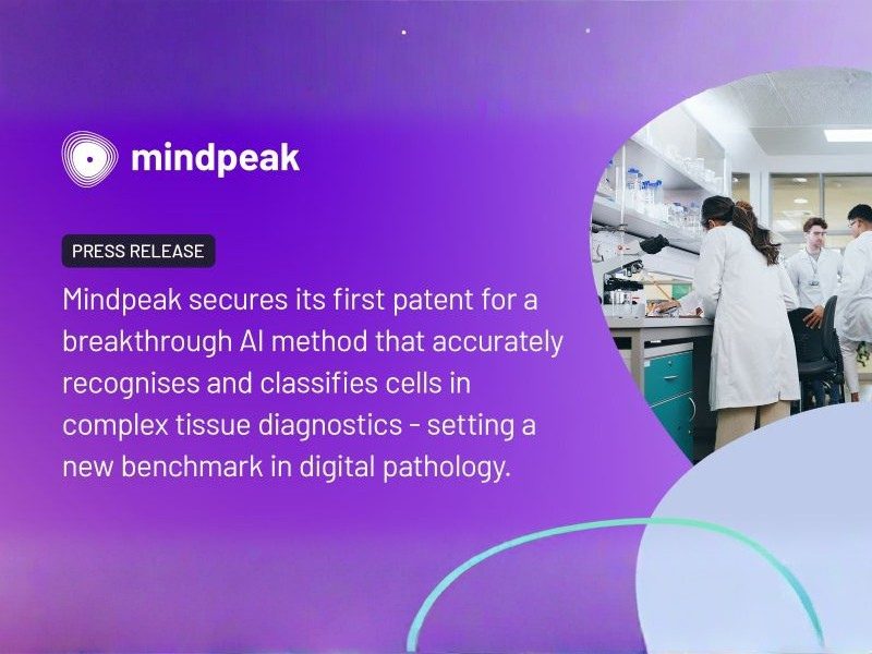 Mindpeak Secures First Patent for Advanced AI Method in Digital Pathology