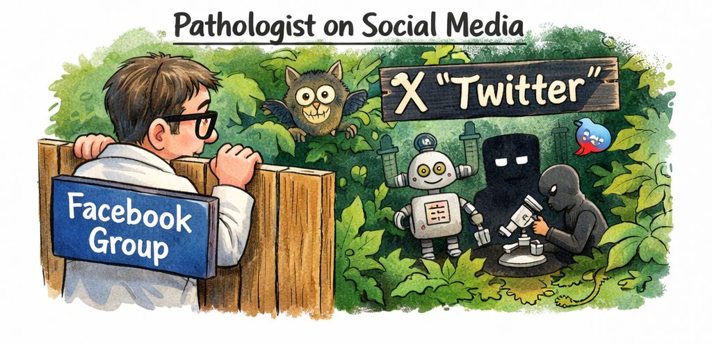 Pathologist social media