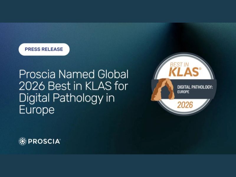 Proscia Named Global 2026 Best in KLAS for Digital Pathology in Europe