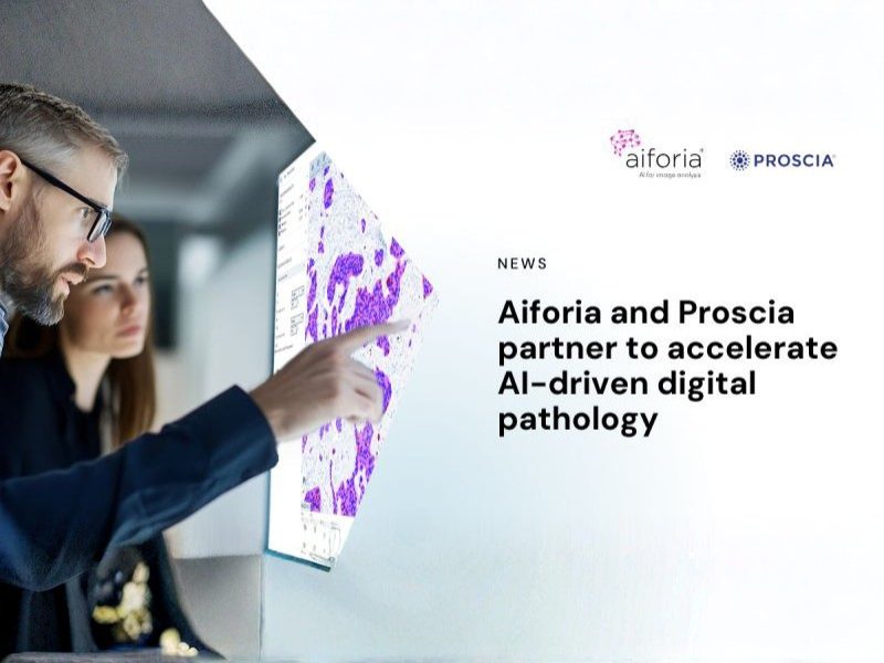 Aiforia and Proscia Partner to Accelerate AI driven Digital Pathology