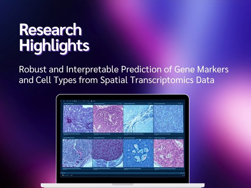 Research Highlight PN Robust and Interpretable Prediction of Gene Markers and Cell Types from Spatial Transcriptomics Data