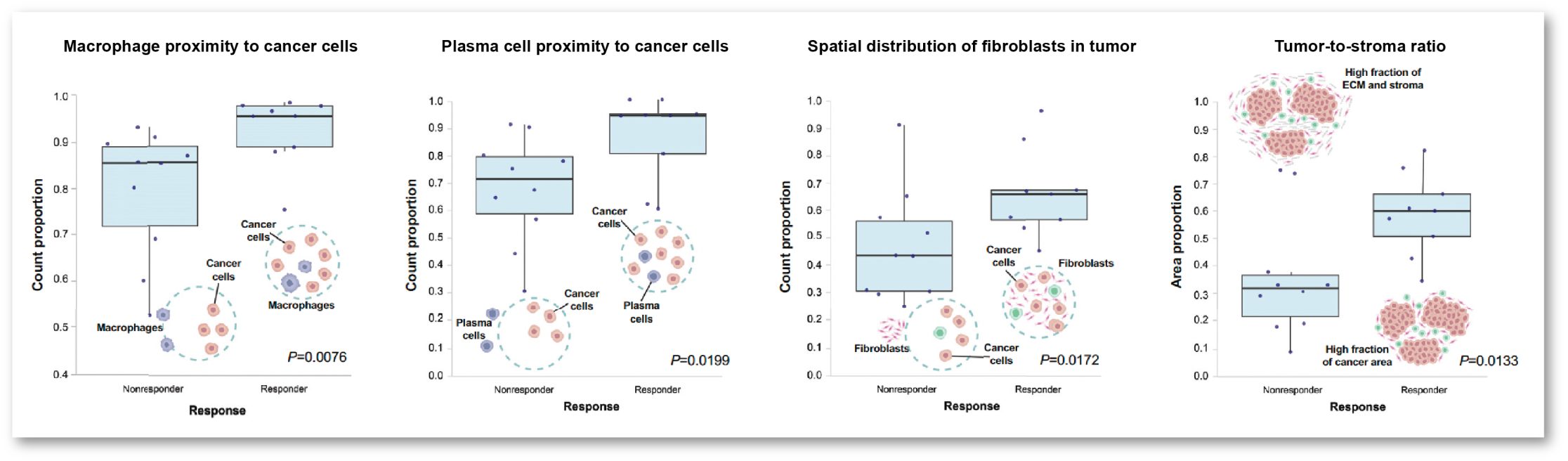 Figure 2. Association of PathExplore features with response to tisotumab vedotin in innovaTV (part C). Figure modified from [6].