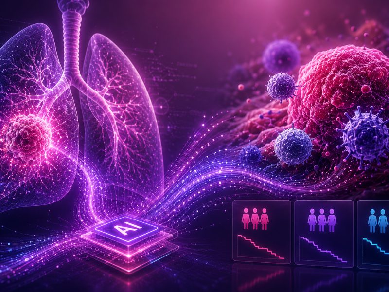 AI-Powered TIL Quantification Stratifies Lung Cancer Patients by Immune Status and Survival 800x600