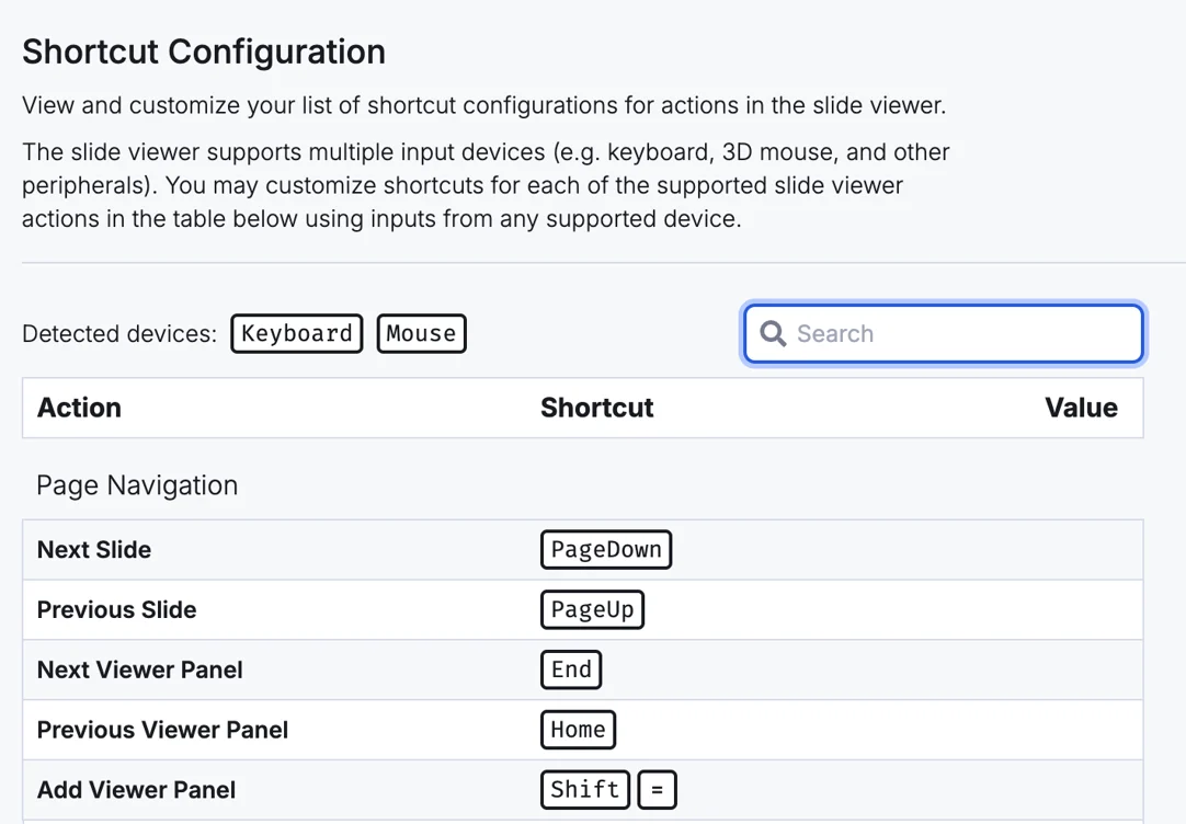 Figure 3: Shortcut search bar