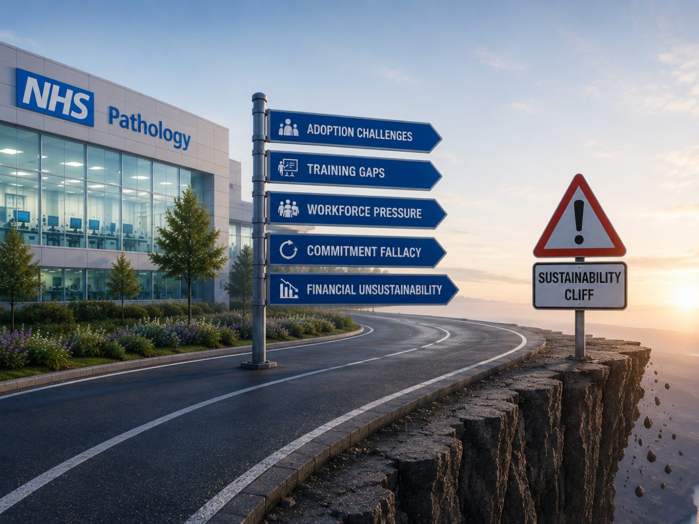 Why did NHS digital pathology adoption stall? This analysis examines negative social proof, funding pressures and the training gap holding back change.
