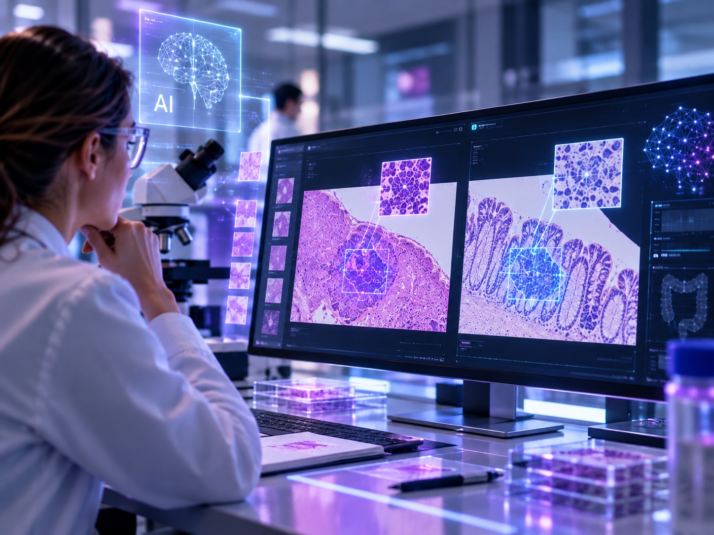 AI Model Predicts Mismatch Repair Deficiency From Both Tumor and Non-Tumorous Regions in Colorectal Cancer