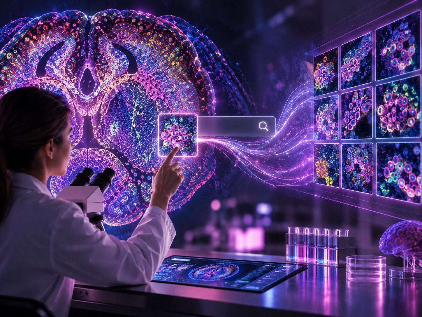 mViSE: A New Visual Search Engine for Spatial Proteomics