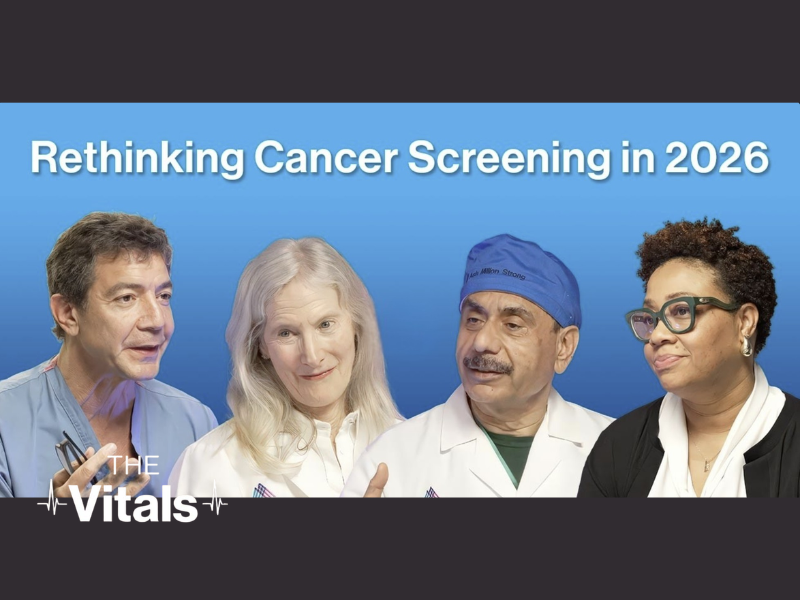 The Vitals Episode #35 Rethinking Cancer Screening in